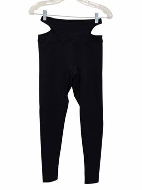 SASKI Cut Out Leggings Small Black 9330